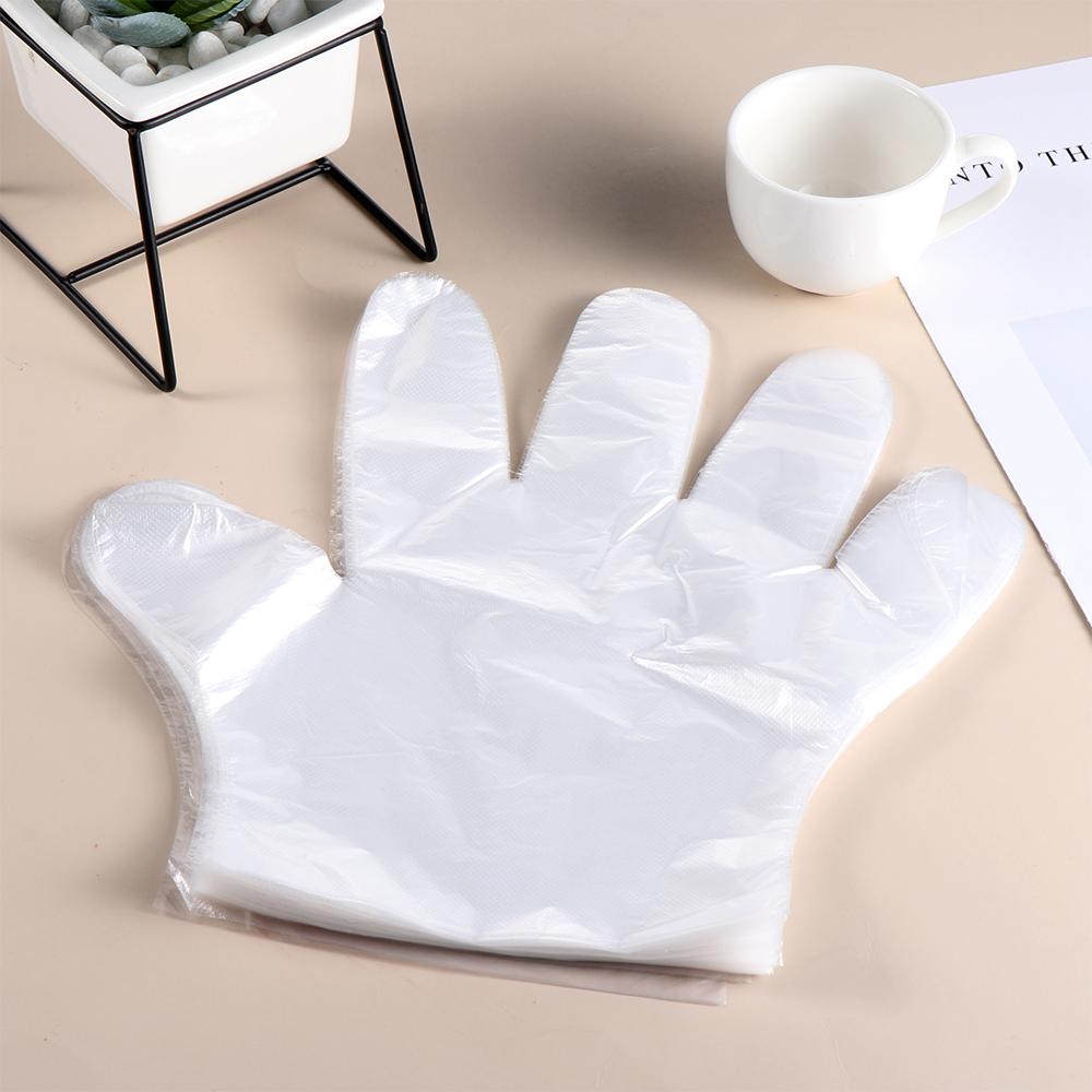 Polyethylene Kitchen Vegetable Fruit Avoid Direct Touch Disposable Gloves Catering Plastic Clear