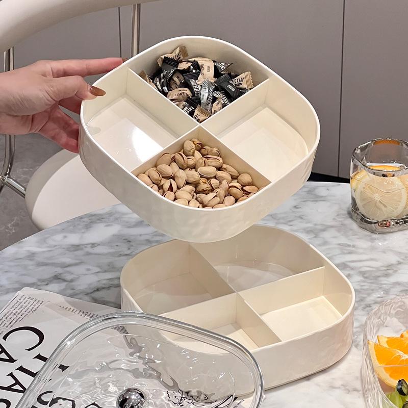 Sealed Compartments Luxury Fruit and Snack Storage Box with Lid