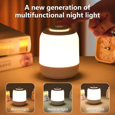 LED Touch Night Light Table Lamp Bedside Desk Lamp with Touch Sensor 3 Modes Dimming For Living Room Bedroom Lighting Kids Gifts