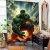 1pc Hulk Shower Curtain with Hooks - 180.09x180.09 cm, Vibrant Superhero Design, Ideal for Bathroom, Picnic, Office Decor, Par