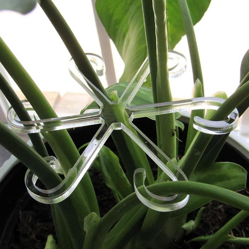 Plant Stem Support Reusable Plants Support Clips Garden Plants Accessories Flower Branches Stem Organizer Stand Fixing Clamp