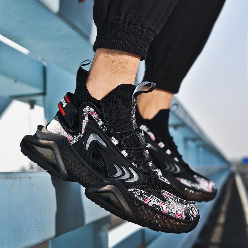 Sko Herre Joggesko Herre Uformelle Herre Sko Tenis Luksus Sko Trener Race Pustende Sko Mote Loafers Løpesko til menn