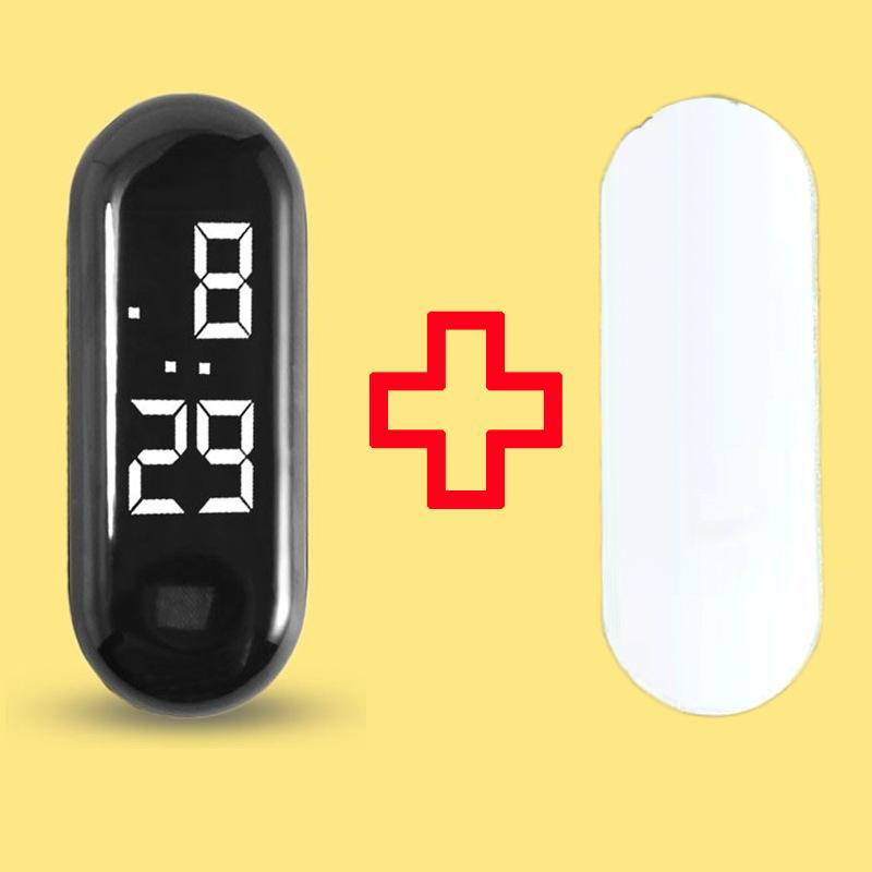 

Мотоцикл Электромобиль Бортовой Дисплей Времени Наклеиваемый Портативные Электронные Часы Водонепроницаемый Светящийся Цифровой Дисплей A1