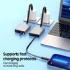 66w USB C Cable Type-C to Type-C Fast Charging Data Retractable Transfer Cable For iPhone 17/16/15 Xiaomi Huawei Samsung Phones
