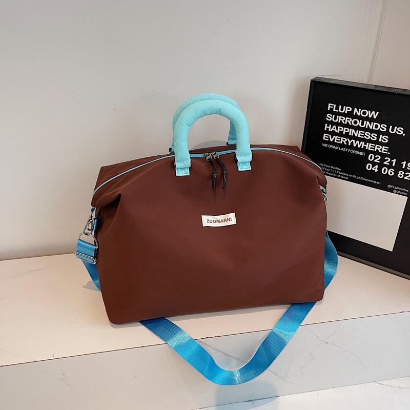 Borsa da Viaggio Portatile di Grande Capacità Borsa da Imbarco per Viaggi d'Affari a Corto Raggio Borsa per Bagagli Portatile a Tracolla Borsa Portaoggetti