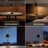 1pc Modern Art Table Lamp with Infinite Dimming and USB Charging - Perfect for Restaurants, Bedrooms, Living Rooms, Bars, and Of