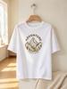 Casual Outdoor Adventure Explore Print Comfortable Crew Neck Unisex Tee