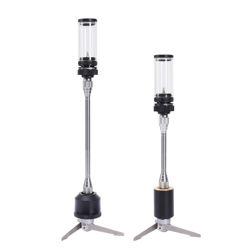 Outdoor Camping Gas Light Extension Poles Aluminum Alloy Extension Rod Gas Tank Converter Extension Rod Easy To Install