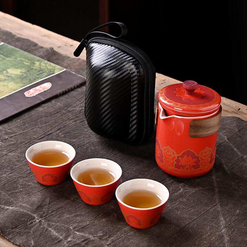 Yuzhuxun Nordic Portable Ceramic Tea Set