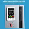 Intelligent Harmful Gas Alarm With Temperature Moisture Display Clock And Magnetic Back For Indoor Use
