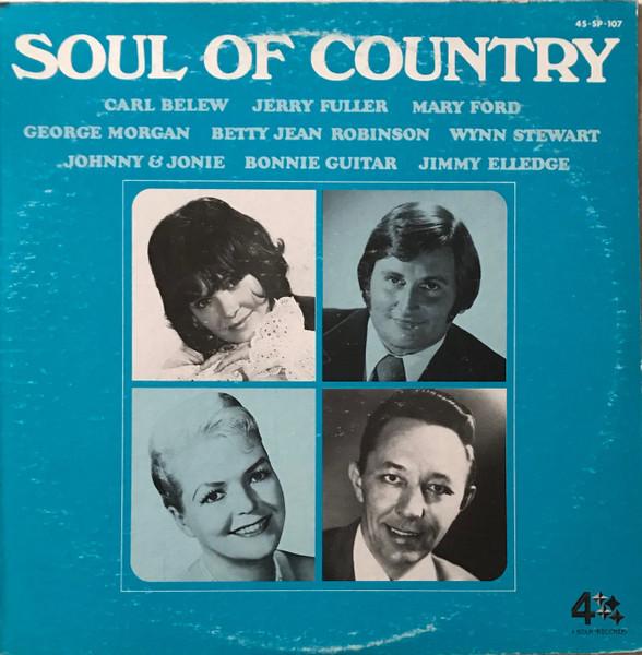 

LP Record VARIOUS - Soul Of Country 4SSP107 4 Star Records 1977 US Folk Used