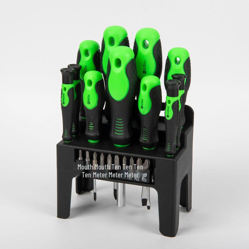 21-Piece Magnetic Anti-Slip Screwdriver Set with Replaceable Bits for Home Electronics Repair