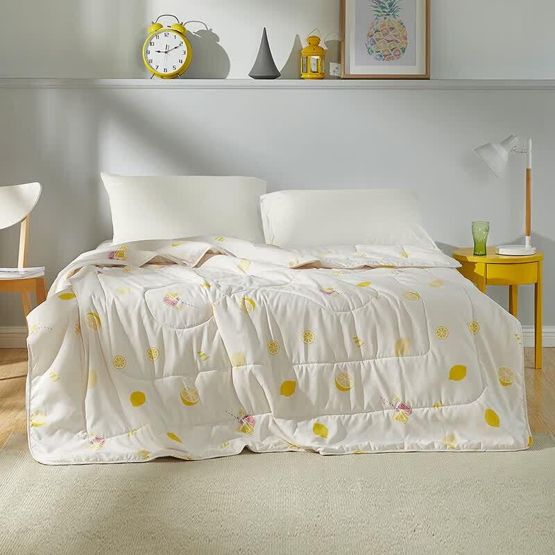 LUOLAI Tussah Silk Antibacterial Summer Quilt 180x200cm