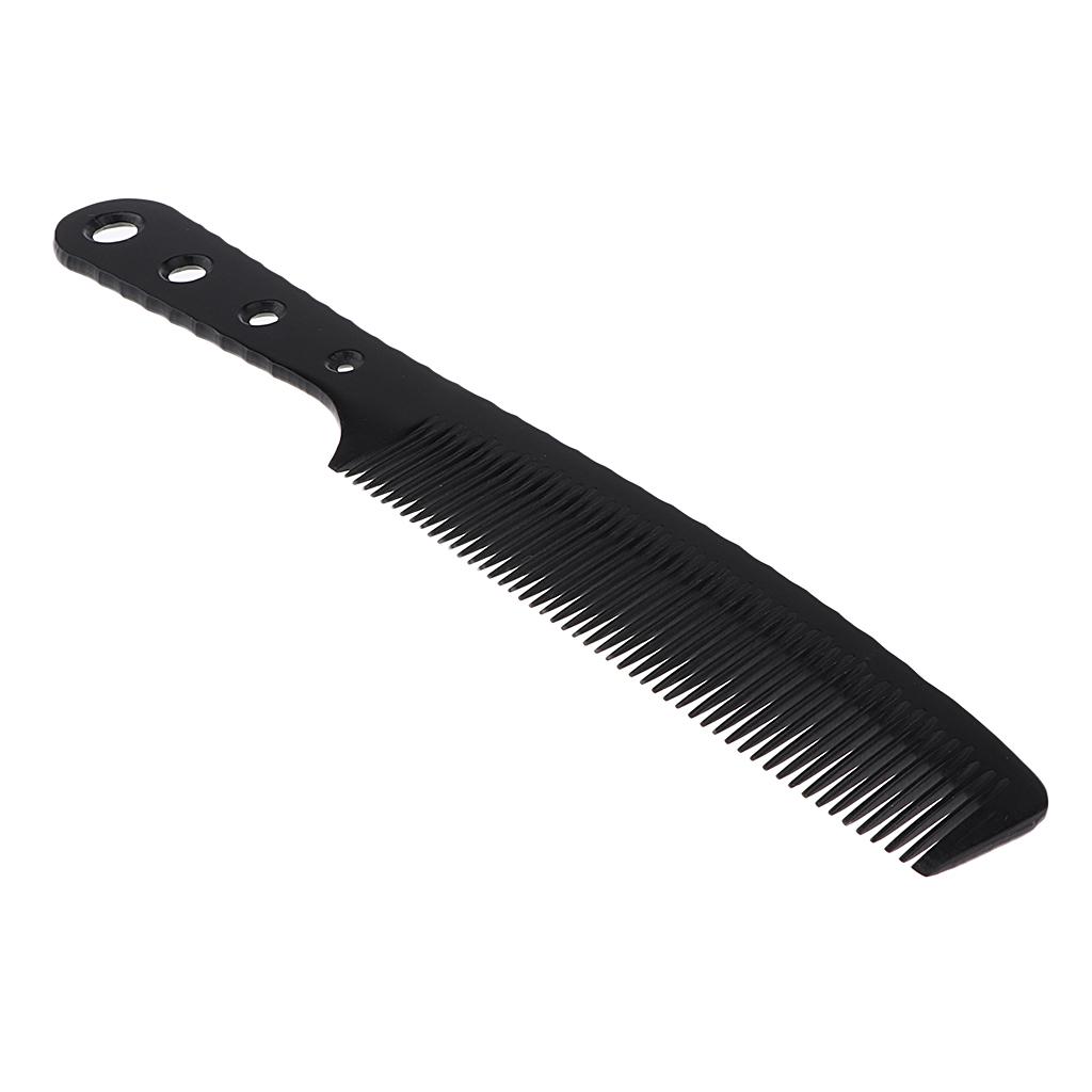 Size Hair Comb Unbreakable Plastic Hairdressing Styling Black, a2060-1
