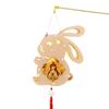 Lovely Rabbits Light Hanging Decors Portable Autumn Festival Rabbits Light Decoration for Cultural Enthusiasts