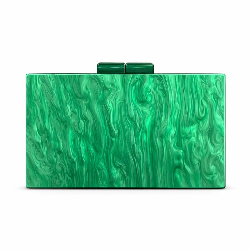 Shoulder Bag New Pearlized Acrylic Banquet Ladies Crossbody Evening Wedding Clutch Bags Crystal Original Brand Wallet Eco Pouch