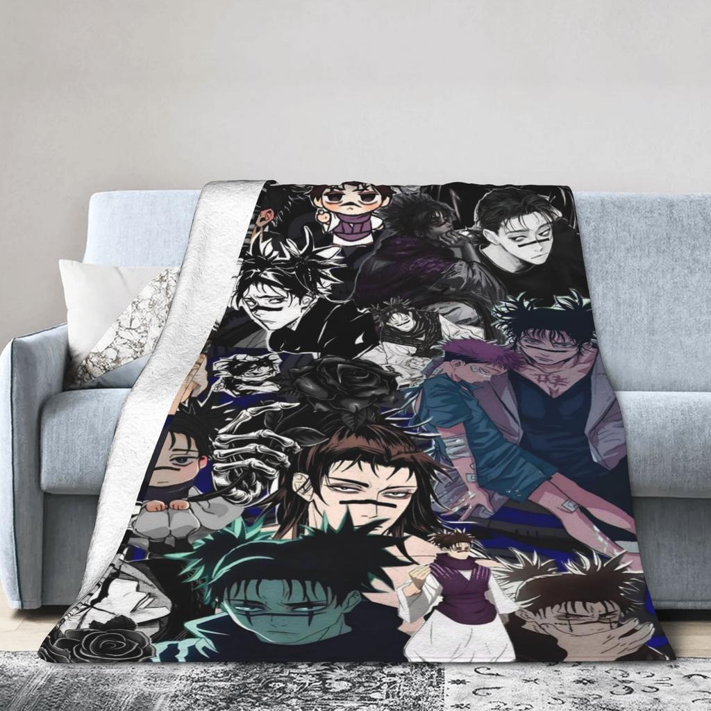 Choso Flannel Throw Blankets Kaisens Anime Blankets for Bed Couch Super Soft Bedding Throws