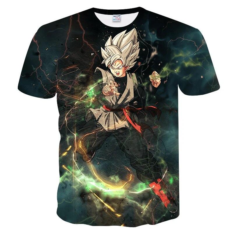 Camiseta Dragon Ball Niño Camiseta Manga Larga De Hombre DB Ball