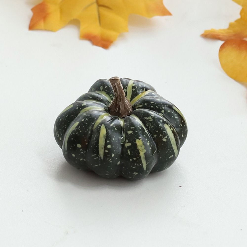 3D Simulated Foam Pumpkin Durable Pumpkin Model Fake Vegetable Artificial Pumpkin  Halloween Decor
