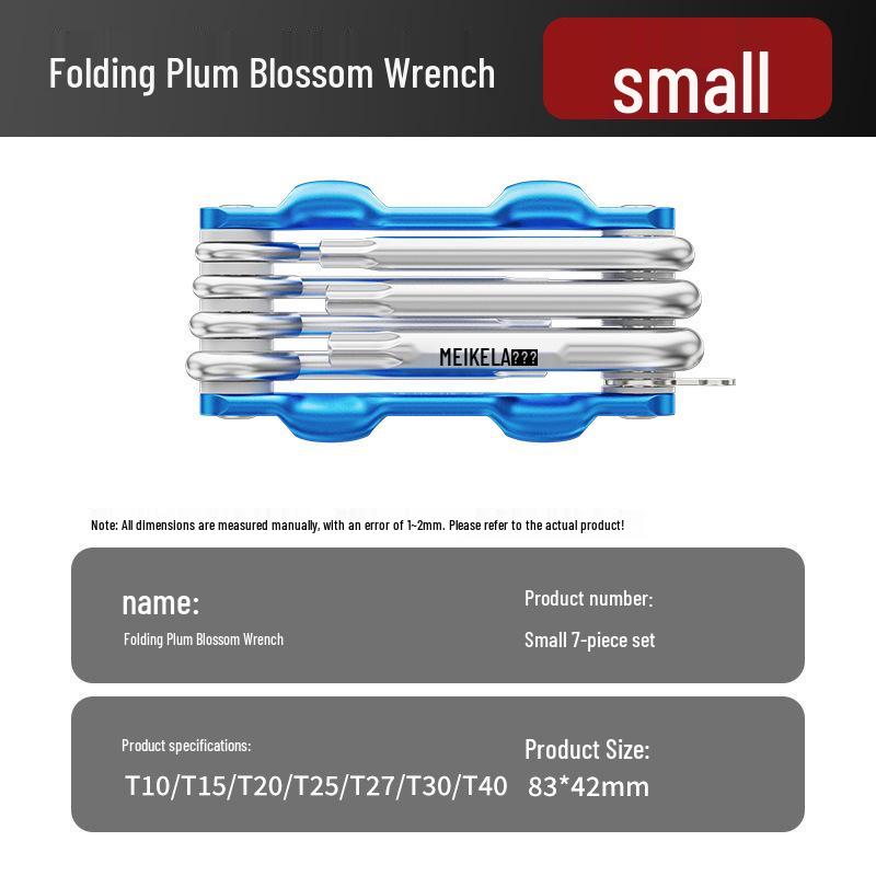 Multi-functional Folding Hex & Torx Wrench Set