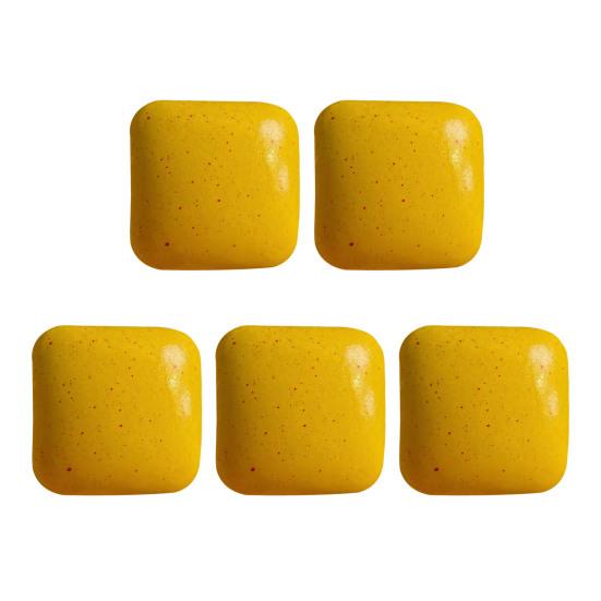 5Pcs Mini Toast Soft Slow Rise Stress Relief Toy Realistic Bread Butter Design Sensory Fidget Gift for Kids And Adults