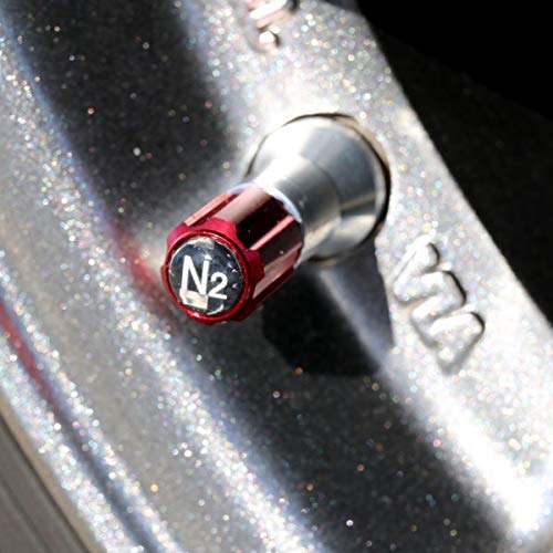 HASEPRO Magical Carbon [Air Valve Cap N2 (Nitrogen Gas)] Red красный