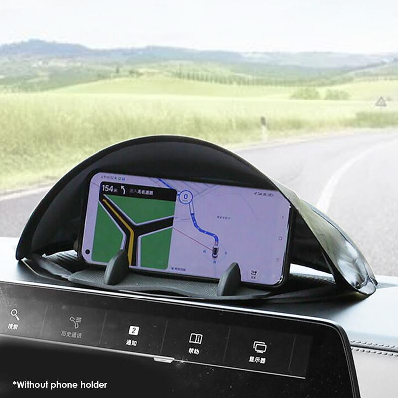 Car GPS Navigation Sun Shade Auto Car Sun Shade Barrier Light Cover Car Visors Clip Gps Shade For Large Navigator