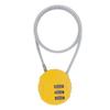 50cm Wire Rope Digit Padlock Password Code Security Lock Smart Combination Lock for Motorcycle Helmet Lock Extended Wire Rope