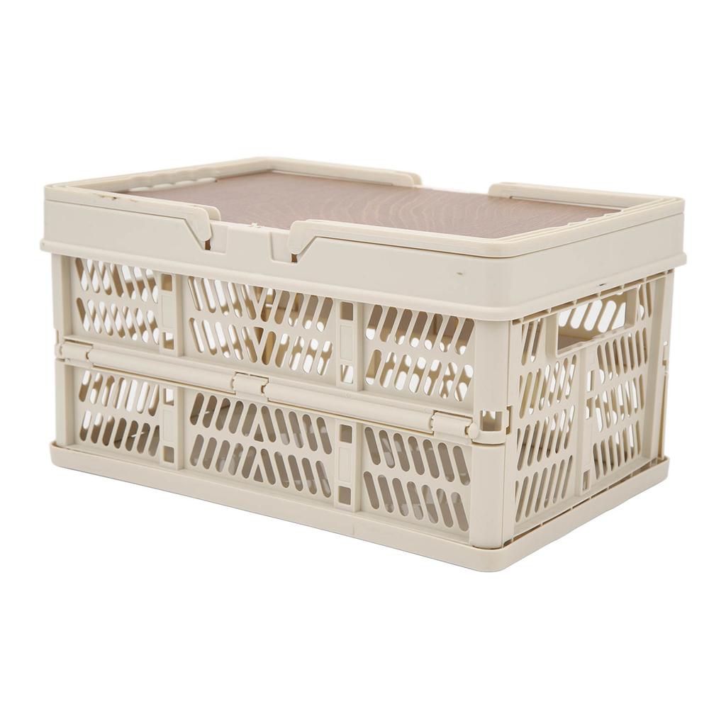 Camping Picnic Basket Foldable Large Capacity Multifunction Handheld Camping Storage Basket Camping Storage Box