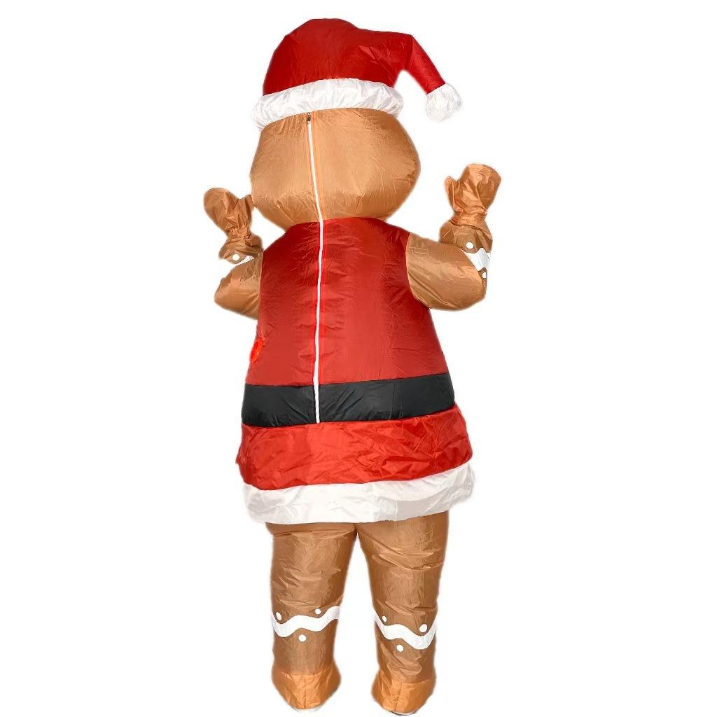Halloween Gingerbread Man Inflatable Costume, Adults