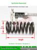 4mm Wire Compression Coil Spring, Inner Diameter Options: 25/30/35/40/45mm, Custom Sizes Available