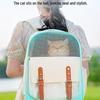 Foldable Transparent Cat Backpack - Portable Double Shoulder Outdoor Carrier