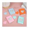 1Pcs Cute 3-inch Solid Color Photo Album Love Hollow Photocard Holder Heart Pendant Cards Collect Book Albums Portable Household