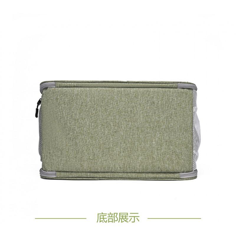 Transparent Window Pet Carrier Bag Small Dogs Cats Breathable Ventilated Travel With Multiple Air Vents Oxford Fabric