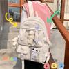 New Backpack for Women Korean Style Student Bag Primary and Secondary School School Bag Nylon Cloth Large Capacity Backpack