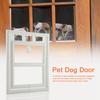 Plastic Pet Dog Puppy Cat Door Magnetic Locking Safe Flap for Screen Window Gate