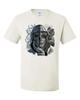 Dead Girl with Roses T-Shirt Sugar Skull Face Day of the Dead Tee Shirt