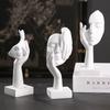 Nordic Luxury Abstract Statue - Desktop Ornament Figurine for Home Office Interior Art Decor