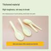 Disposable Yellow Plastic Spoons