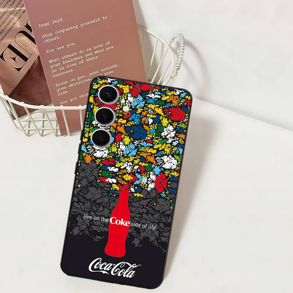 Coque de téléphone Logo Vintage C-Coca C-cola Pour Samsung S 24 Fe 25 Ultra Plus 20 Lite 21 30 22 23 24 22 Ultra 5G Fundas