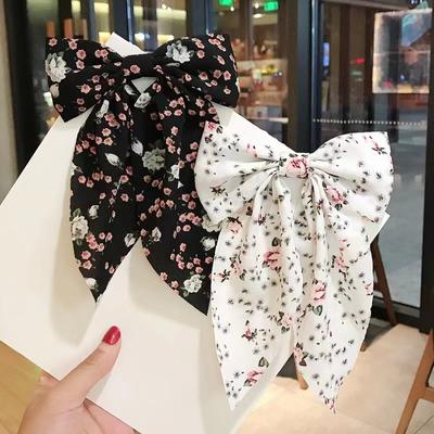 Fashion Ribbon Bow Hair Clips for Women Big Large Bow Hairpins Girls Bowknot Hair Clip Barrettes Women Hair Accessories