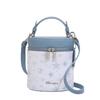 Star Print Bucket Bag Fresh Sweet Versatile Campus Crossbody Tote Women Bags Blue Milk-Tea XB10024
