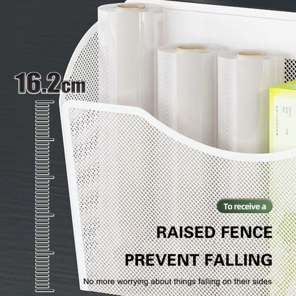 Hanging Magazine Holder Rack Magnetic File Organizer Basket  for Documents