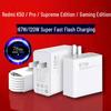 67W/120W Flash Charger & Data Cable Set for Xiaomi 13/12 Pro/Redmi