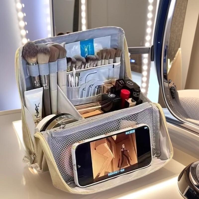 

Women s Large-Capacity Portable Makeup Bag for Travel and Toiletries