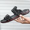 Men Slippers Gladiator Sandals Outdoor Summer Roman Sandals Open Toe Beach Shoes Plus Size