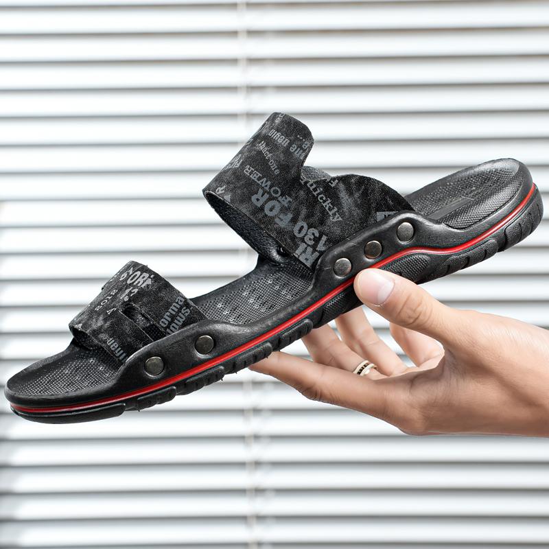 Men Slippers Gladiator Sandals Outdoor Summer Roman Sandals Open Toe Beach Shoes Plus Size
