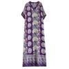 Short Sleeve Plus Size Cotton Satin Vintage Floral New In Dresses for Women Casual Loose Long Summer Dress