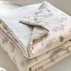 Summer Cooling Ice Silk Summer Cool Quilt Air-Conditioning Single Twin Blanket Student Dorm Machine Washable