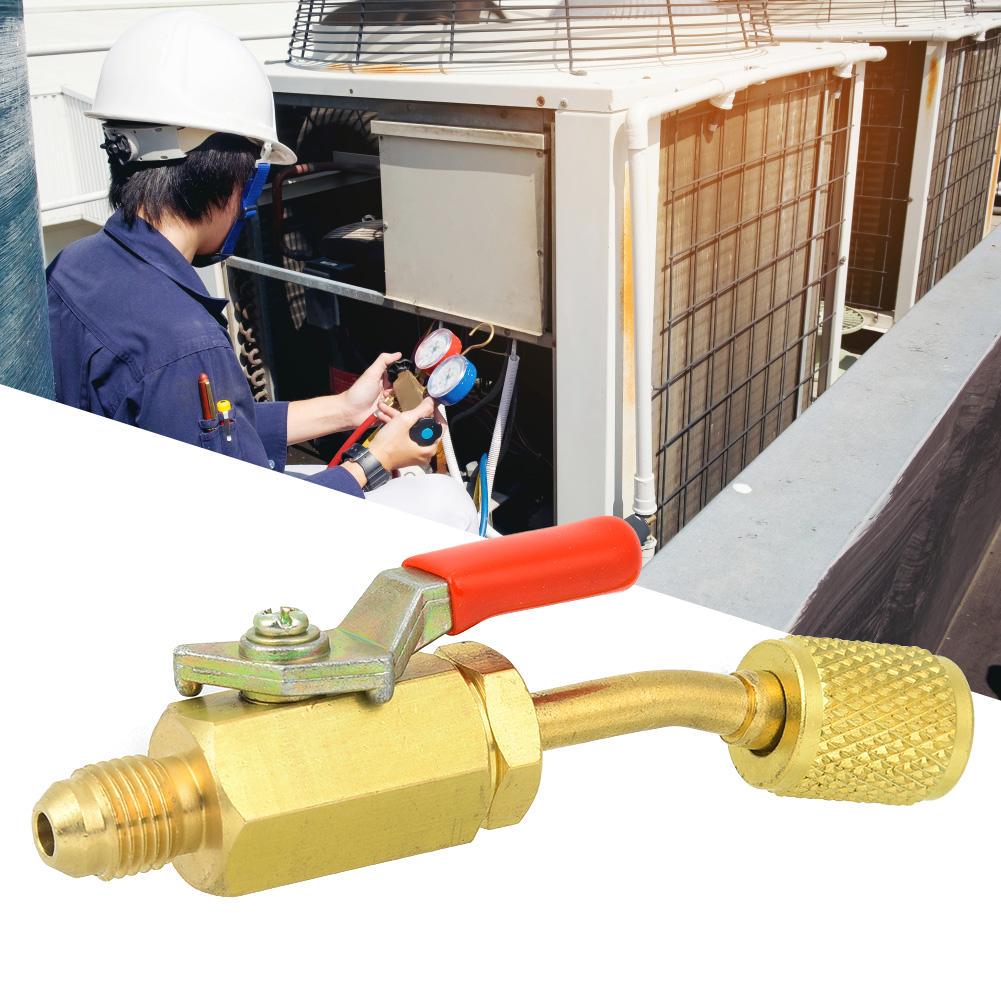 1/4in Arc Shut-Off Ball Valve for Refrigeration Equipment Yellow 1/4in Arc Shut-Off Ball Valve for Refrigeration Equipment Yellow